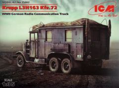 ICM 1/35 Krupp L3H163 Kfz.72 WWII German Truck # 35462 - Plastic Model Kit