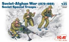 ICM 1/35 Soviet Special Forces Soviet-Afghan War 1979-88 # 35501 - Plastic Model Kit