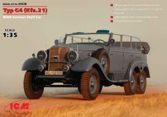 ICM 1/35 Typ G4 (Kfz.21) WWII German Staff Car # 35538 - Plastic Model Kit