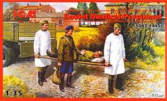 ICM 1/35 Soviet Medical Personnel (1943-45) Set # 35551 - Plastic Model Kit