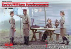 ICM 1/35 Soviet Military Servicewomen x 4 (1939-1942) # 35621 - Plastic Model Kit