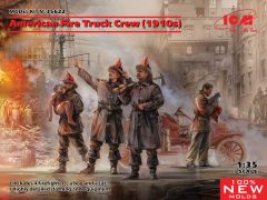 ICM 1/35 American Fire Truck Crew (1910s) # 35622