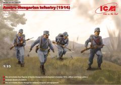 ICM 1/35 Austro-Hungarian Infantry (1914) # 35673 - Plastic Model Figures