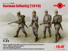 ICM 1/35 German Infantry 1914 (4 x Figures) # 35679 - Model Figures