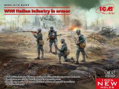 ICM 1/35 WWI Italian Infantry in Armor (100% new molds) # 35721