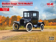 ICM 1/35 Doctor's Coupe 1917 Model T American Car # 35830