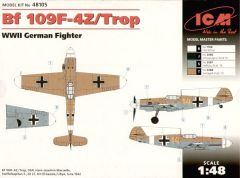 ICM 1/48 Messerschmitt Bf 109F-4Z/Trop # 48105 - Plastic Model Kit