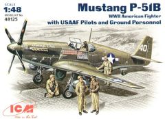 ICM 1/48 North American P-51B Mustang USSAF # 48125 - Plastic Model Kit