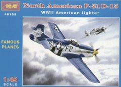 ICM 1/48 North American P-51D Mustang with USAF  # 48153 - Plastic Model Kit