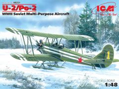 ICM 1/48 Polikarpov U-2/Po-2 WWII Soviet Aircraft # 48251 - Plastic Model Kit