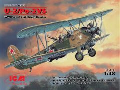 ICM 1/48 Polikarpov U-2/Po-2VS, WWII Soviet night Light Bomber # 48252 - Plastic Model Kit