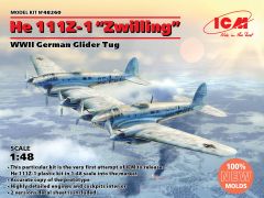 ICM 1/48 Heinkel He-111Z-1 “Zwilling", WWII German Glider Tug # 48260