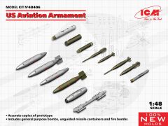 ICM 1/48 US Aviation Armament (100% new molds) # 48406