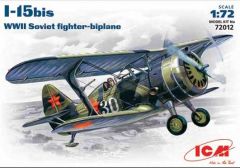 ICM 1/72 Polikarpov I-15bis with wheels # 72012 - Plastic Model Kit