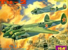ICM 1/72 Tupolev Tu-2 WWII Soviet Bomber # 72031 - Plastic Model Kit