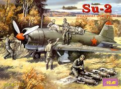 ICM 1/72 Sukhoi Su-2 WWII Soviet Light Bomber # 72081
