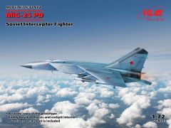 ICM 1/72 Mikoyan MiG-25PD Soviet Training Aircraft # 72177