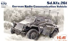 ICM 1/72 German Sd.Kfz.261 Radio Communication Vehicle # 72441