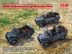 ICM 1/35 WWII Wehrmacht Diorama Setle.gl.Einheitz-Pkw # DS3513