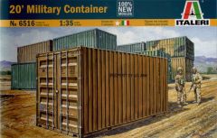 Italeri 1/35 20 Military Container # 6516 - Plastic Model Kit