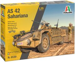 Italeri 1/35 AS.42 SAHARIANA # 6530 - Plastic Model Kit