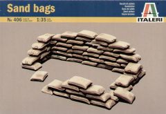 Italeri 1/35 Sand Bags # 406 - Plastic Model Kit