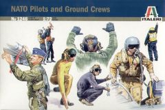 Italeri 1/72 NATO Pilots and Ground Crew # 1246 - Plastic Model Kit