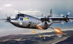 Italeri 1/72 Lockheed AC-130H Hercules Spectre # 1310 - Plastic Model Kit