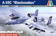 Italeri 1/48 Fairchild A-10C Blacksnakes # 2725 - Plastic Model Kit