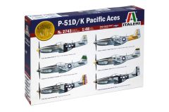 Italeri 1/48 P-51 D/K Pacific Aces # 2743 - Plastic Model Kit