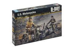 Italeri 1/35 U.S. MOTORCYCLES # 322 - Plastic Model Kit