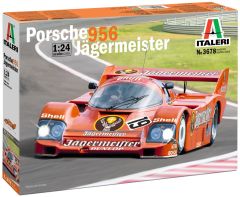 Italeri 1/24 Porsche 956 Jägermeister Racing Car # 3678