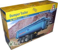 Italeri 1/24 Dumper Trailer # 3845 - Plastic Model Kit