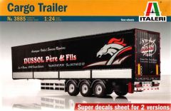 Italeri 1/24 Cargo Trailer # 3885 - Plastic Model Kit