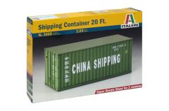 Italeri 1/24 Shipping Container 20 Ft. # 3888 - Plastic Model Kit
