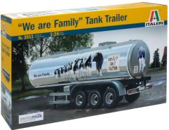 Italeri 1/24 CLASSIC TANK TRAILER "We are family" # 3911 - Plastic Model Kit