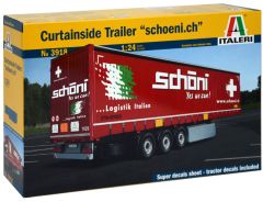 Italeri 1/24 CURTAINSIDE TRAILER "Schoeni.ch" # 3918 