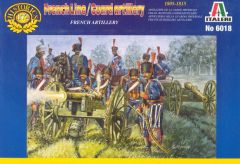 Italeri 1/72 Napoleonic French Line / Guard Artillery # 6018 - Plastic Model Figures
