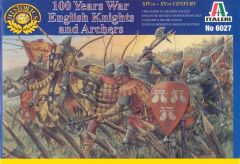 Italeri 1/72 English Knights and Archers - 100 Years War # 6027 - Plastic Model Figures