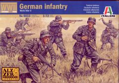 Italeri 1/72 WWII German Infantry # 6033 - Plastic Model Figures