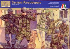 Italeri 1/72 WWII German Paratroopers # 6045 - Plastic Model Figures