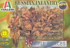 Italeri 1/72 WWII Russian Infantry # 6057 - Plastic Model Figures