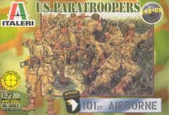 Italeri 1/72 WWII US Paratroopers # 6063 - Plastic Model Figures