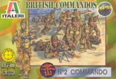 Italeri 1/72 WWII British Commandos # 6064 - Plastic Model Figures