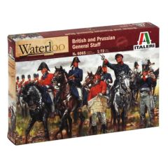 Italeri 1/72 Waterloo (200years) British & Prussian Gen.st. # 6065 - Plastic Model Figures