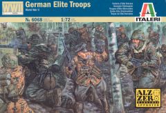 Italeri 1/72 WWII German Elite Troops # 6068 - Plastic Model Figures