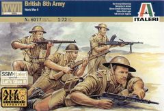 Italeri 1/72 WWII British 8th Army # 6077 - Plastic Model Figures