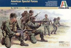 Italeri 1/72 American Special Forces - Vietnam War # 6078 - Plastic Model Figures