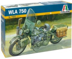 Italeri 1/9 Harley Davidson WLA 750 US Army WWII # 7401 - Plastic Model Kit