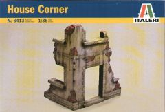 Italeri 1/35 House Corner # 6413 - Plastic Model Kit